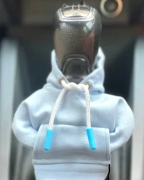 Mini Hoodie Gear Shift Cover – Playful Car Interior Accessory for Manual & Automatic Vehicles | Thomler