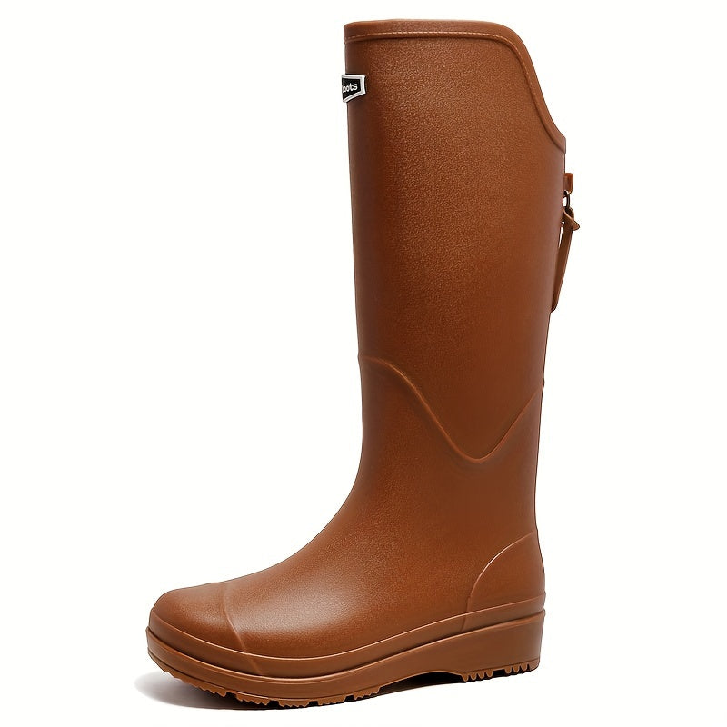 Tall Waterproof Rain Boots for Women – Anti-Slip Outdoor Footwear for Wet Weather, Garden, Festivals | Thomler