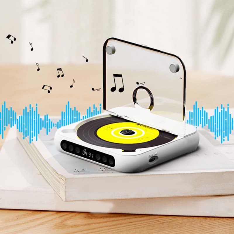 Portable CD Player Bluetooth 5.3 13.5 cm Rechargeable Home Travel MP3 Audio Disc Music Player USB C | Thomler