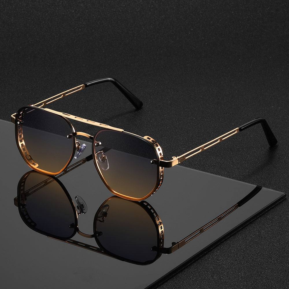 Round Metal Frame Sunglasses with UV Protection for Men & Women – Lightweight Unisex Eyewear | Thomler