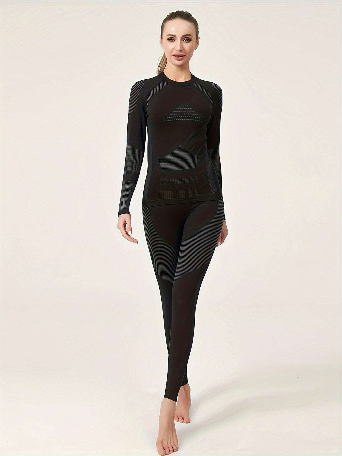 Women's Thermal Base Layer Set – Moisture-Wicking Long Underwear for Skiing, Snowboarding & Cold Weather | Thomler