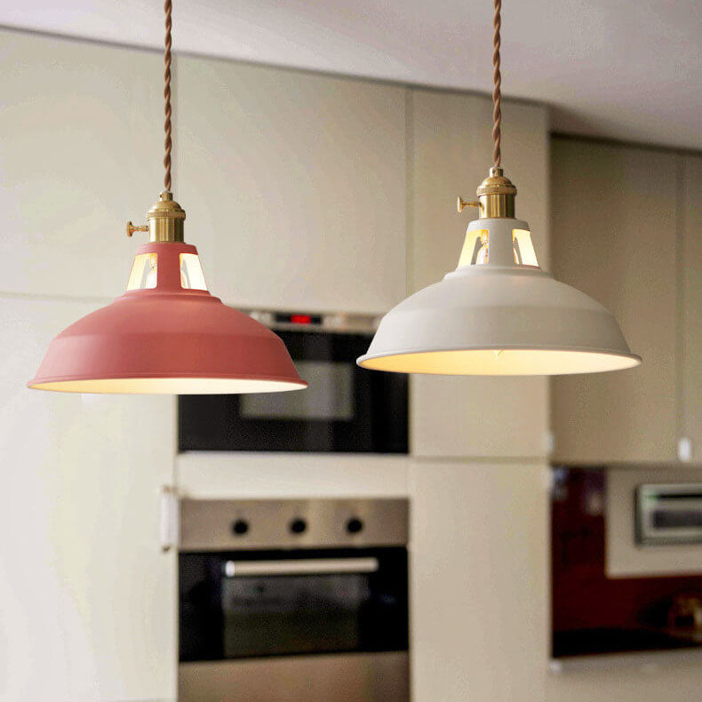 Pendant Light Iron 10.4 in Adjustable Chain Industrial Style Dining Room Bar Café Hanging Ceiling Lamp | Thomler