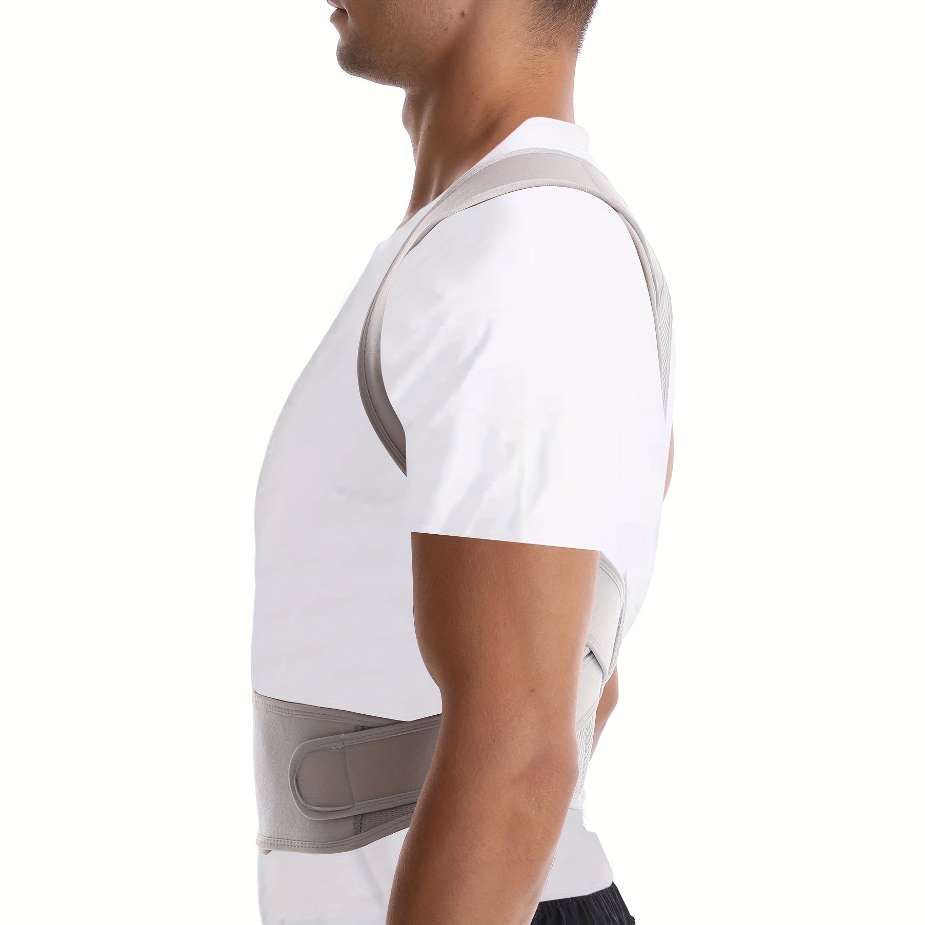Adjustable Posture Corrector Brace for Back Support – Breathable Neoprene Upper Back Straightener for Men & Women | Thomler