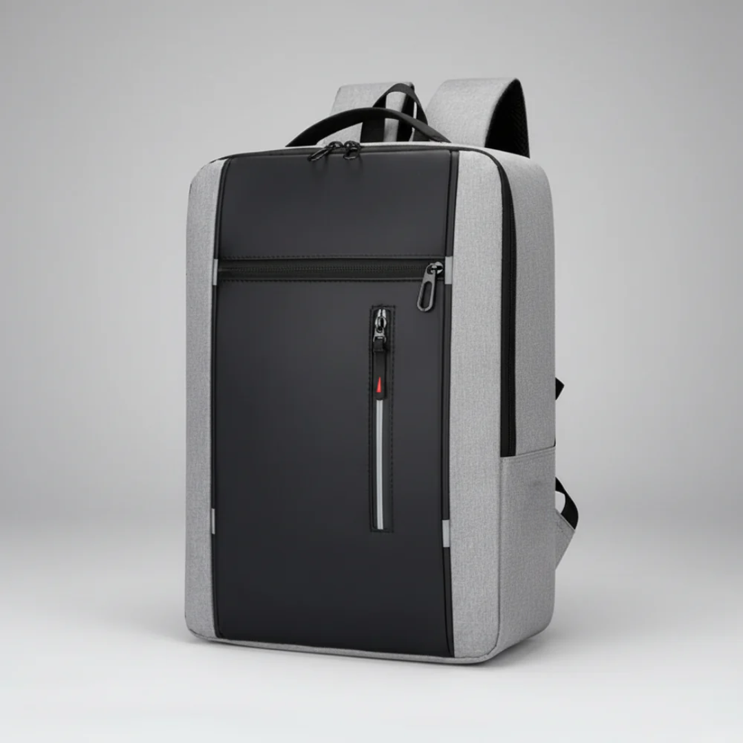 Water-Resistant Laptop Backpack with USB Charging Port for Work & Travel | Business Commuter Daypack with Padded 15.6-Inch Computer Sleeve | Thomler