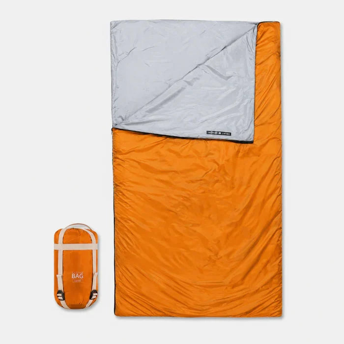 Lightweight Camping Sleep Sack with Compression Carry Bag for Backpacking & Hiking Trips | Thomler