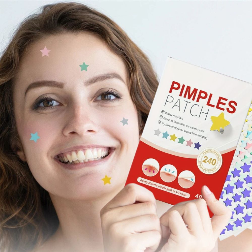 Hydrocolloid Spot Stickers – 240 Adorable Heart & Star Shapes for Blemish Care | Thomler