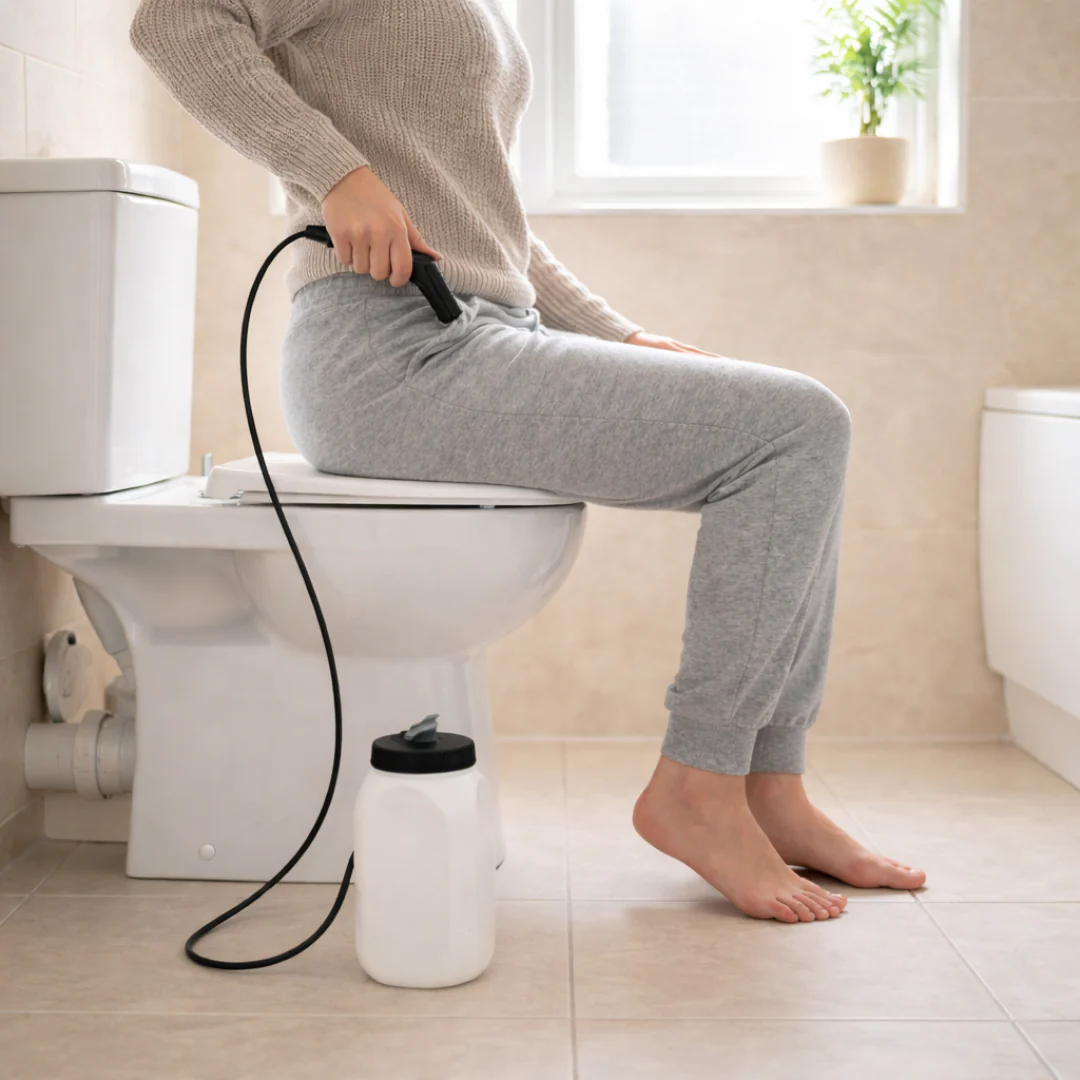 Rechargeable Travel Bidet Sprayer | Cordless Personal Cleansing Device | Portable Hygiene Solution for Home & Travel | USB Charging | Thomler