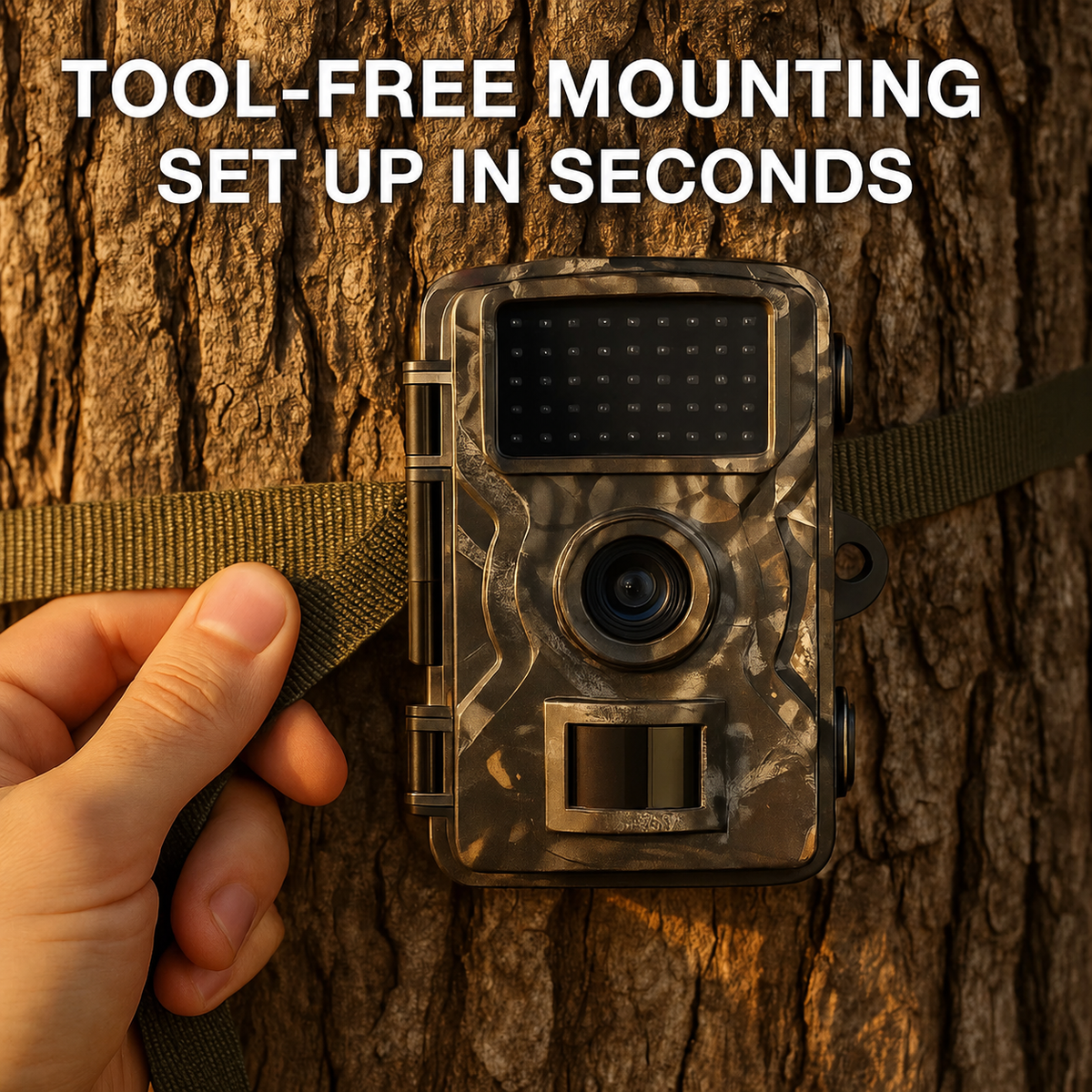 16MP Motion-Activated Wildlife Camera with Infrared Night Vision for Outdoor Animal Monitoring | Thomler