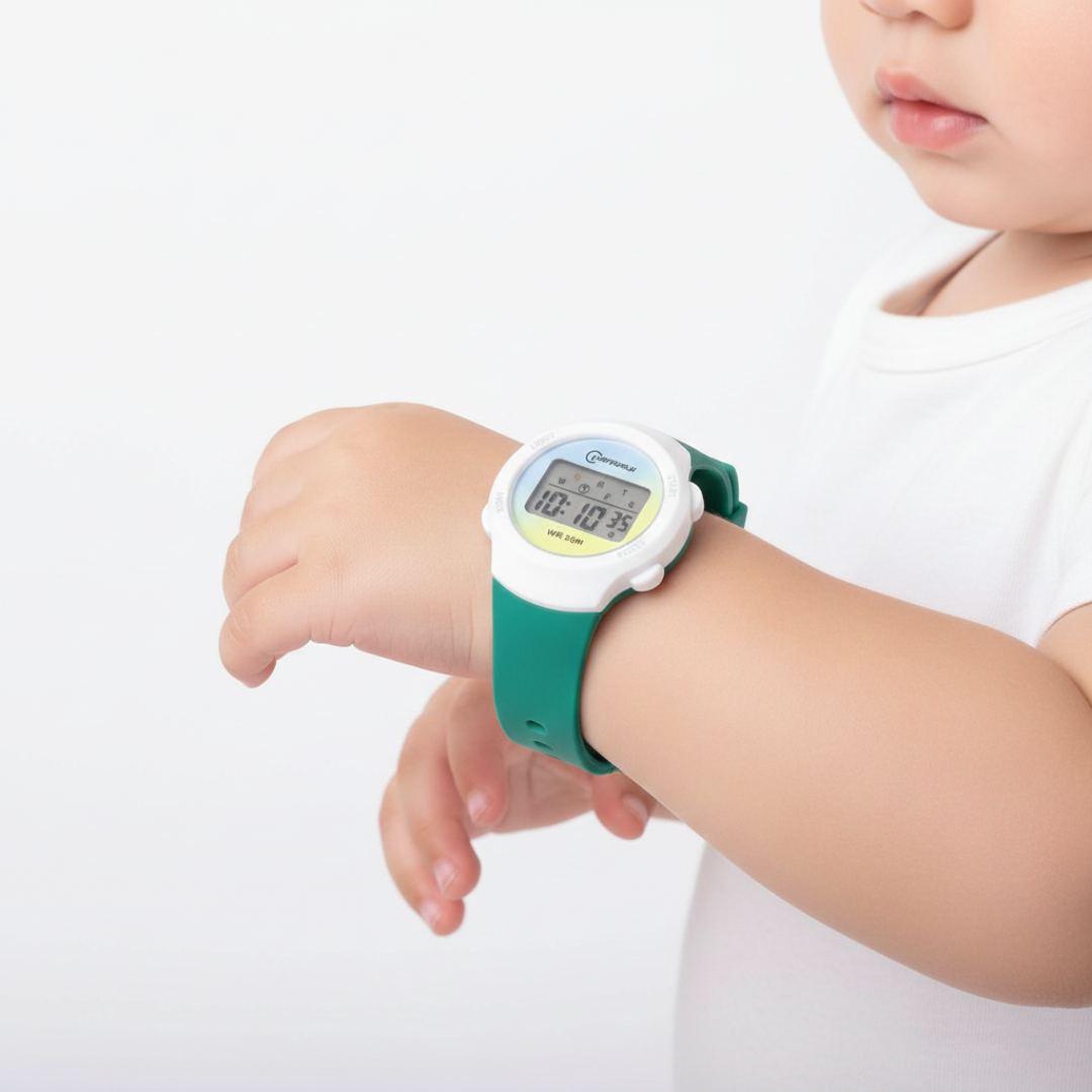 Kids Sport Digital Watch with Alarm Stopwatch & Weekday Display - Water Resistant Silicone Strap Wristwatch for School & Outdoor Play | Thomler