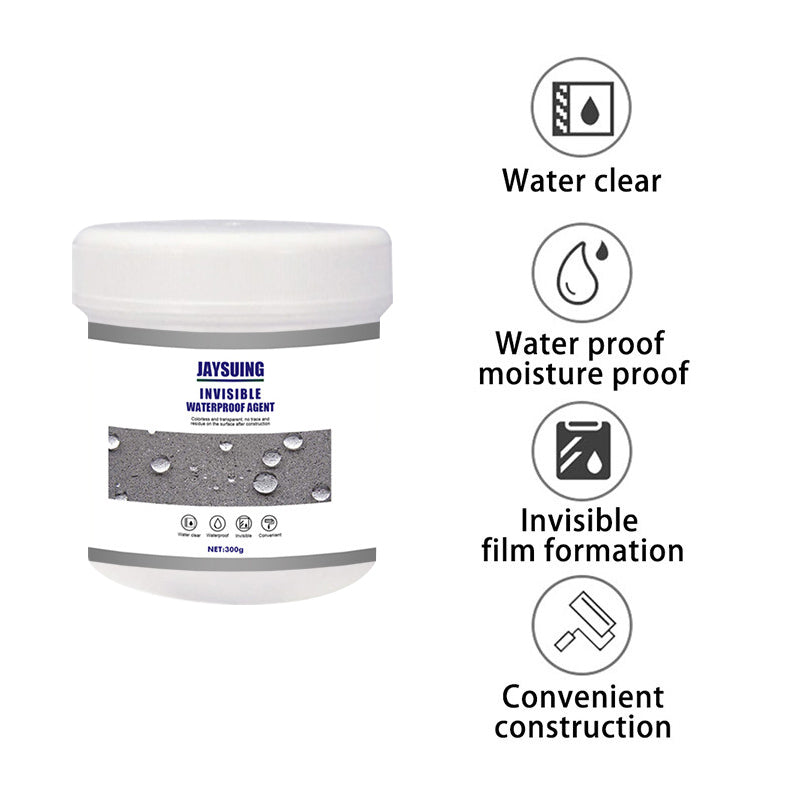 Clear Leak Sealer Paste for Walls, Roofs & Pipes – Waterproof Barrier Coating for Concrete, Wood, Metal & Tile Repair | Thomler