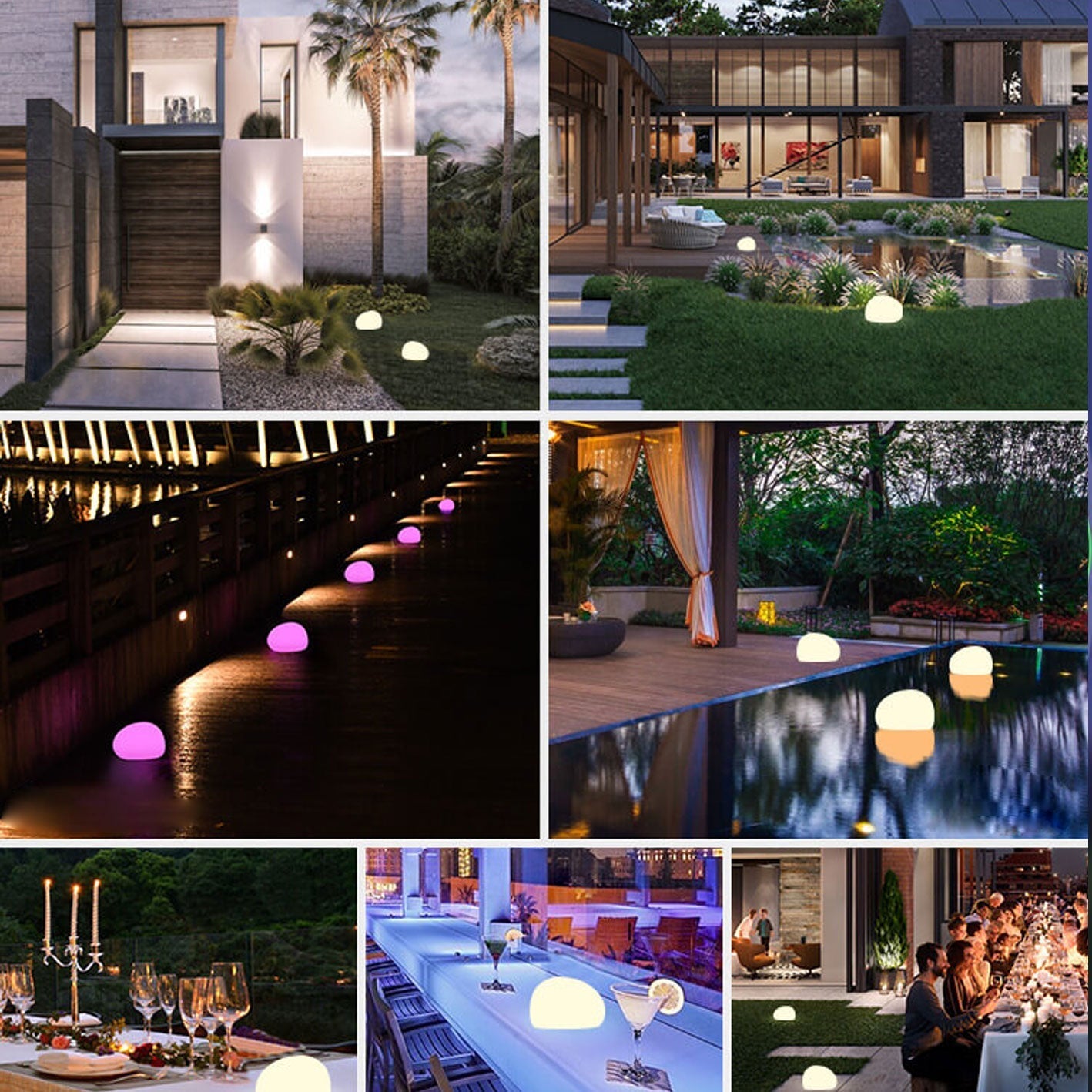 Outdoor Wall Light PE 0.5W Solar White 7.87 in Modern Patio Garden Pathway LED Fixture | Thomler