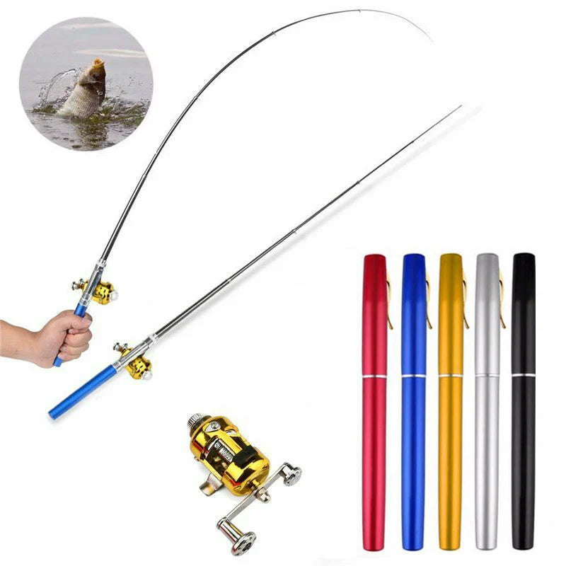 Collapsible Fishing Rod with Aluminum Reel for Travel and Hiking Adventures | Thomler