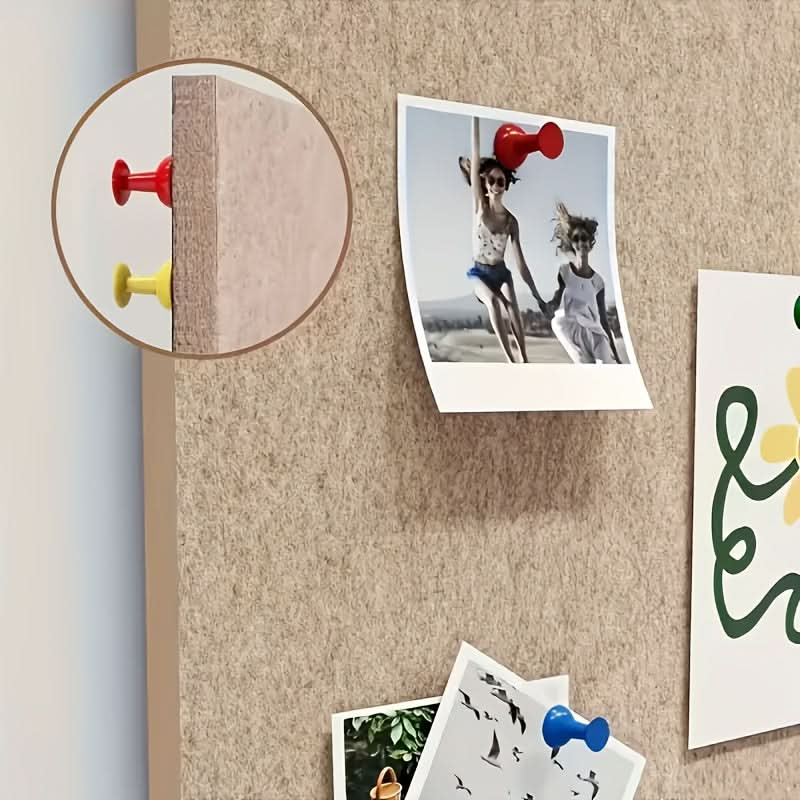 Felt Pin Board with Push Pins – 24×47 in Wall Organizer for Notes, Photos & Memos – Home Office Bulletin Display | Thomler
