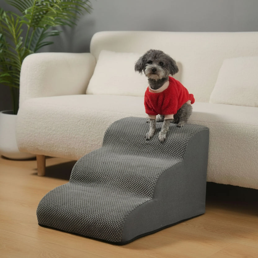 Cushioned Step Ramp for Small Dogs & Senior Pets – Indoor Furniture Access | Thomler