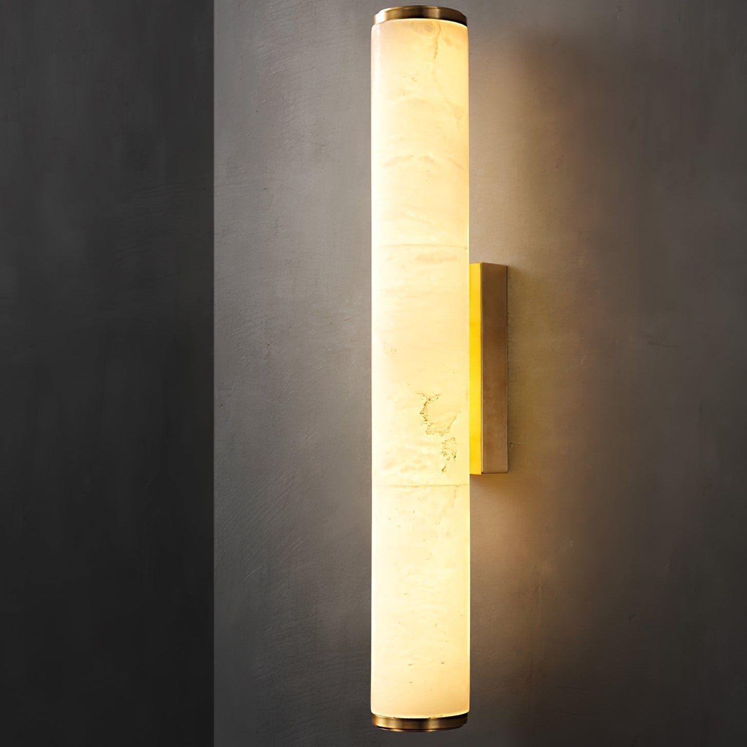 Wall Lamp Marble Copper Up To 31.5 in Warm LED Bedroom Hallway Modern Minimalist Sconce Lighting Fixture | Thomler