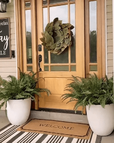 Hanging Faux Fern Plant Set – UV-Proof Outdoor Greenery 18-Piece Waterproof Vine Bundle for Patio Pergola Fence Garden Porch Decor Indoor | Thomler