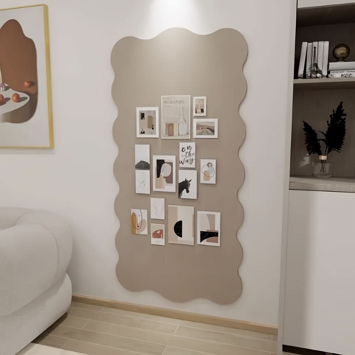 Felt Pin Board with Push Pins – 24×47 in Wall Organizer for Notes, Photos & Memos – Home Office Bulletin Display | Thomler