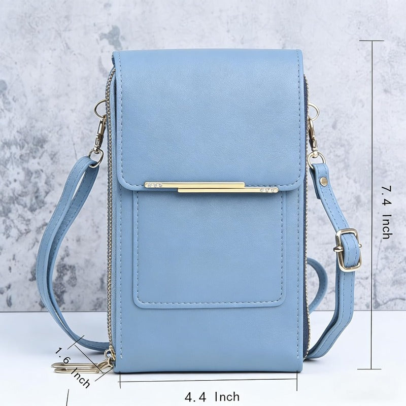 Touchscreen Crossbody Phone Wallet with RFID Blocking for Women – Holds 6.7 Inch Smartphones, Cards & Essentials | Thomler