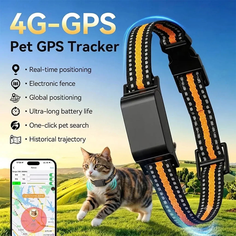 Collar-Mounted GPS Location Monitor for Cats with Geofence Alerts, Historical Route Logging & Multi-Technology Positioning for Indoor & | Thomler