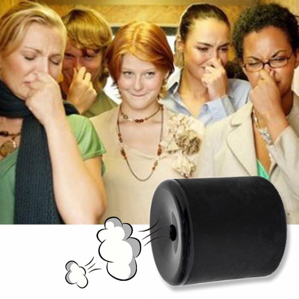 Joke Noise Maker Pocket Prank Device Hand-Pressed Gag Toy for Parties Adults Kids Black Rubber | Thomler
