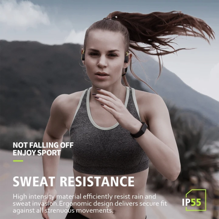 Open-Ear Bluetooth Sports Headset with Built-In Mic for Running & Cycling – Sweatproof Wireless Design for Active Lifestyles | Thomler