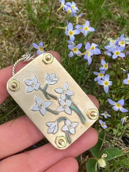 Compact Metal Botanical Press for Dried Flowers & Leaves – Portable Travel Herbarium Kit for Nature Journaling & Resin Crafts | Thomler