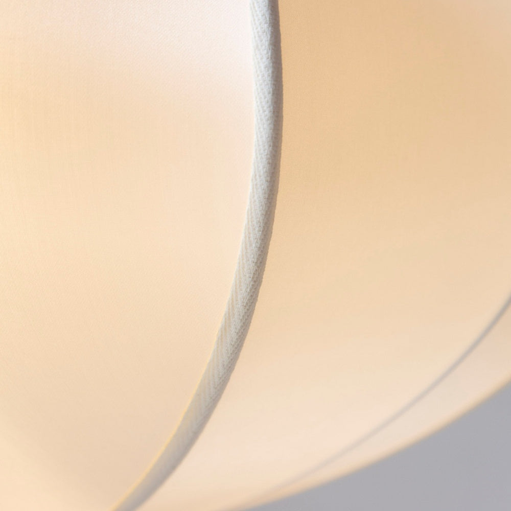 Pendant Light Silk 15.7 in Pumpkin Shade White Dining Room Bedroom Hanging Ceiling Lamp E27 Soft Ambient Lighting Adjustable Cord | Thomler
