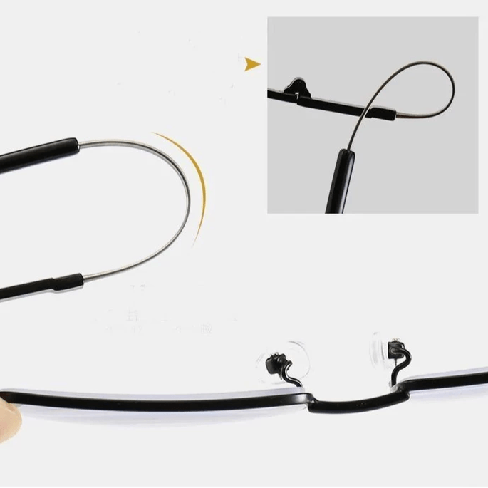 Titanium Multi-Focus Reading Glasses for Near & Distance Vision with Blue Light Filter | Thomler