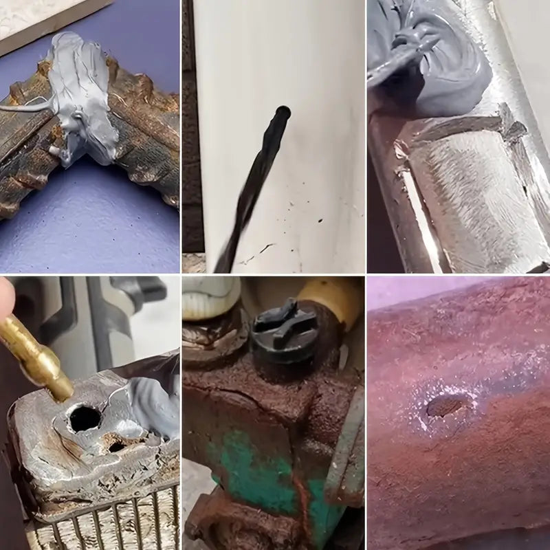 Industrial Strength Metal Bonding Putty Stick for Pipe Repairs and Leak Sealing – Heat-Free Metal Fixer for DIY Home and Auto Maintenance | Thomler