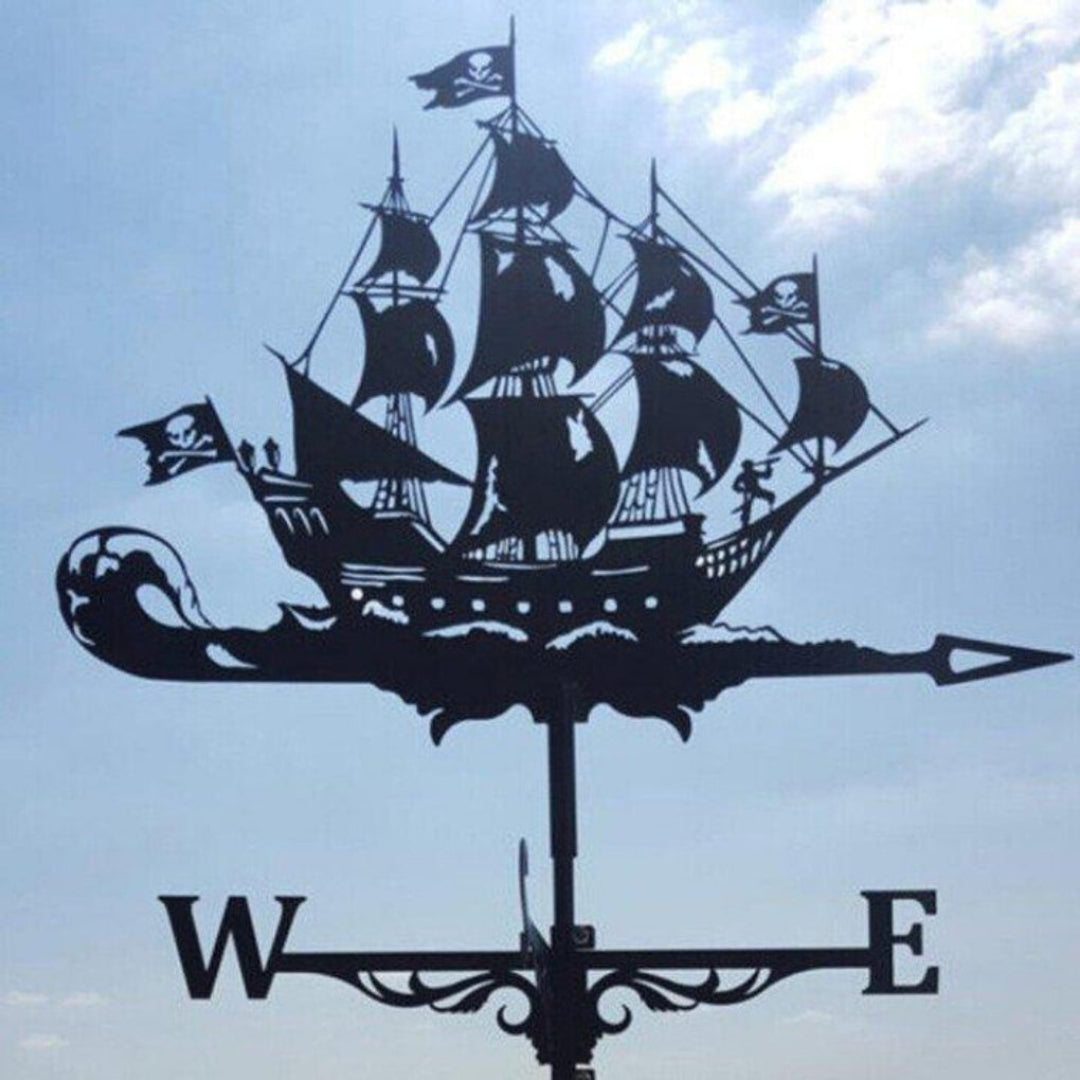 Decorative Weather Vane for Yard – Stainless Steel Wind Direction Indicator, Weatherproof Garden Accent | Thomler