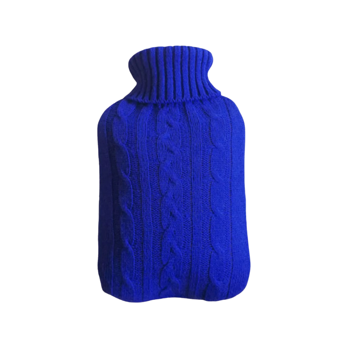 2-Quart Plush-Covered Hot Water Bottle for Soothing Warmth & Pain Relief | Thomler