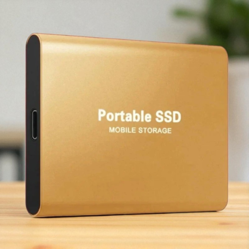 External Solid State Drive Impact-Resistant 1 TB Portable Storage USB 1050 MB/s Fast File Transfer | Thomler