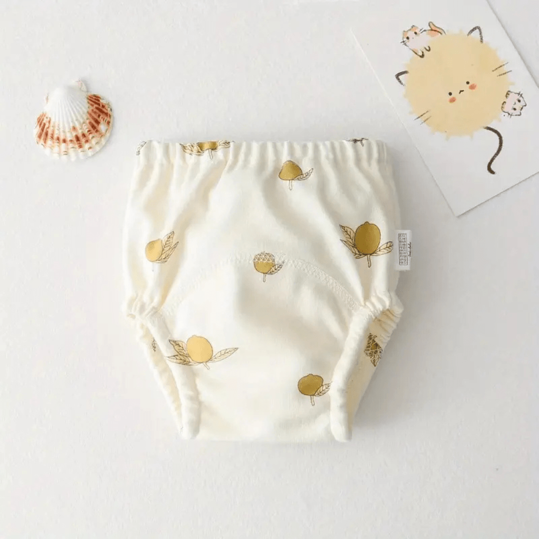Reusable Toddler Training Pants for Potty Learning – 6-Pack of Washable Cotton Underwear with Waterproof Lining | Thomler