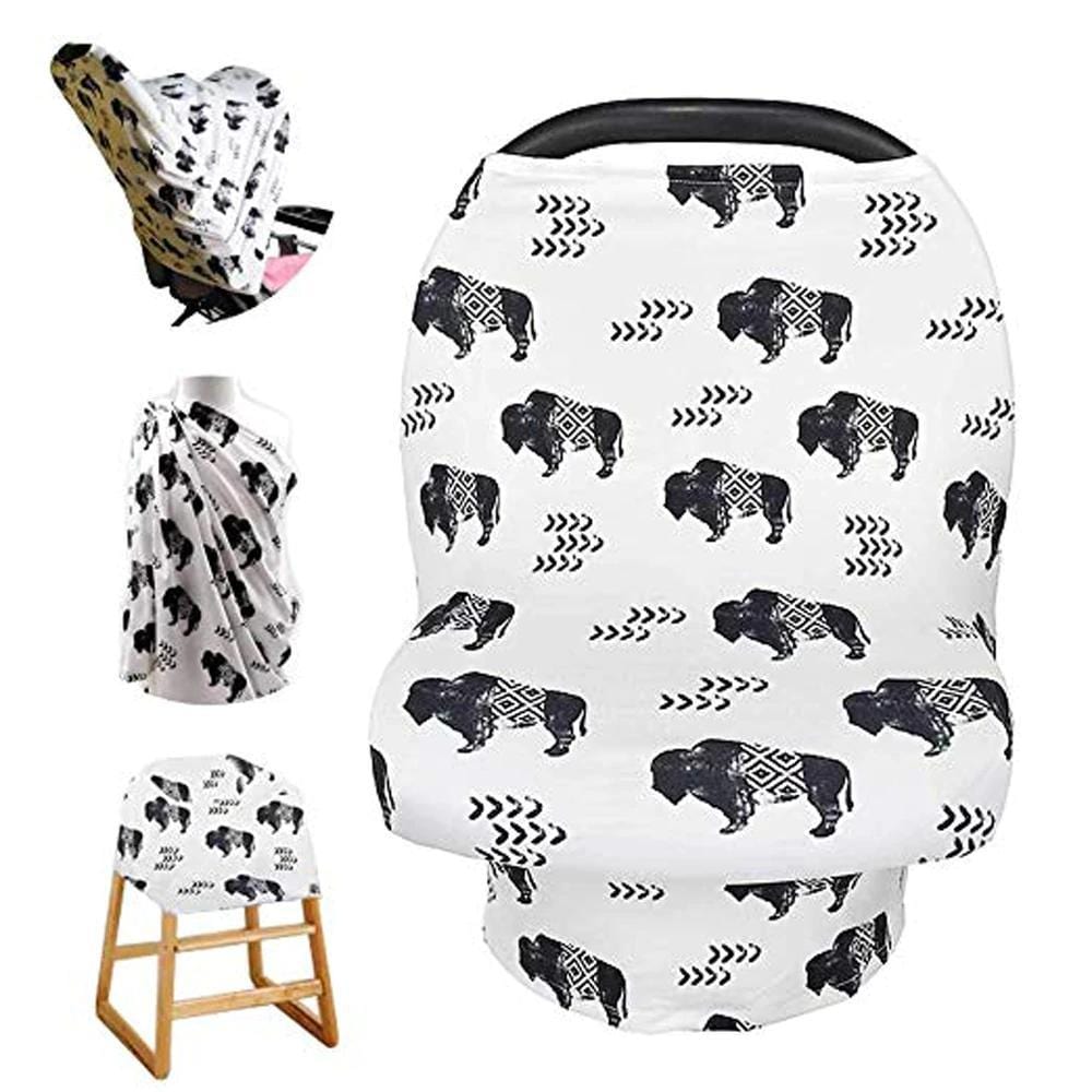 Stretchy Multi-Use Nursing Cover for Breastfeeding Privacy & Infant Car Seat Canopy | Thomler