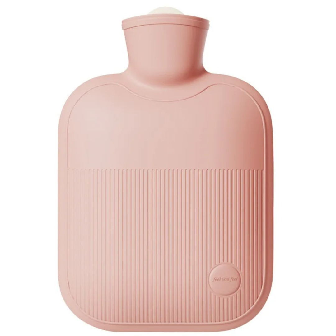 Hot Water Bottle 68 oz Leak-Proof – Soothing Heat for Cold Days, Hands & Feet – PVC Fill Pouch with Soft Touch – Portable Warmth for Bed | Thomler