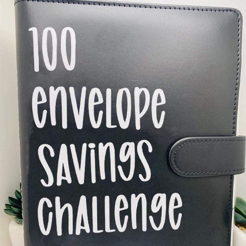Cash Savings Tracker Organizer with 100 Labeled Pockets – Money Management Planner System – A5 Budget Book with Reusable Chart for | Thomler