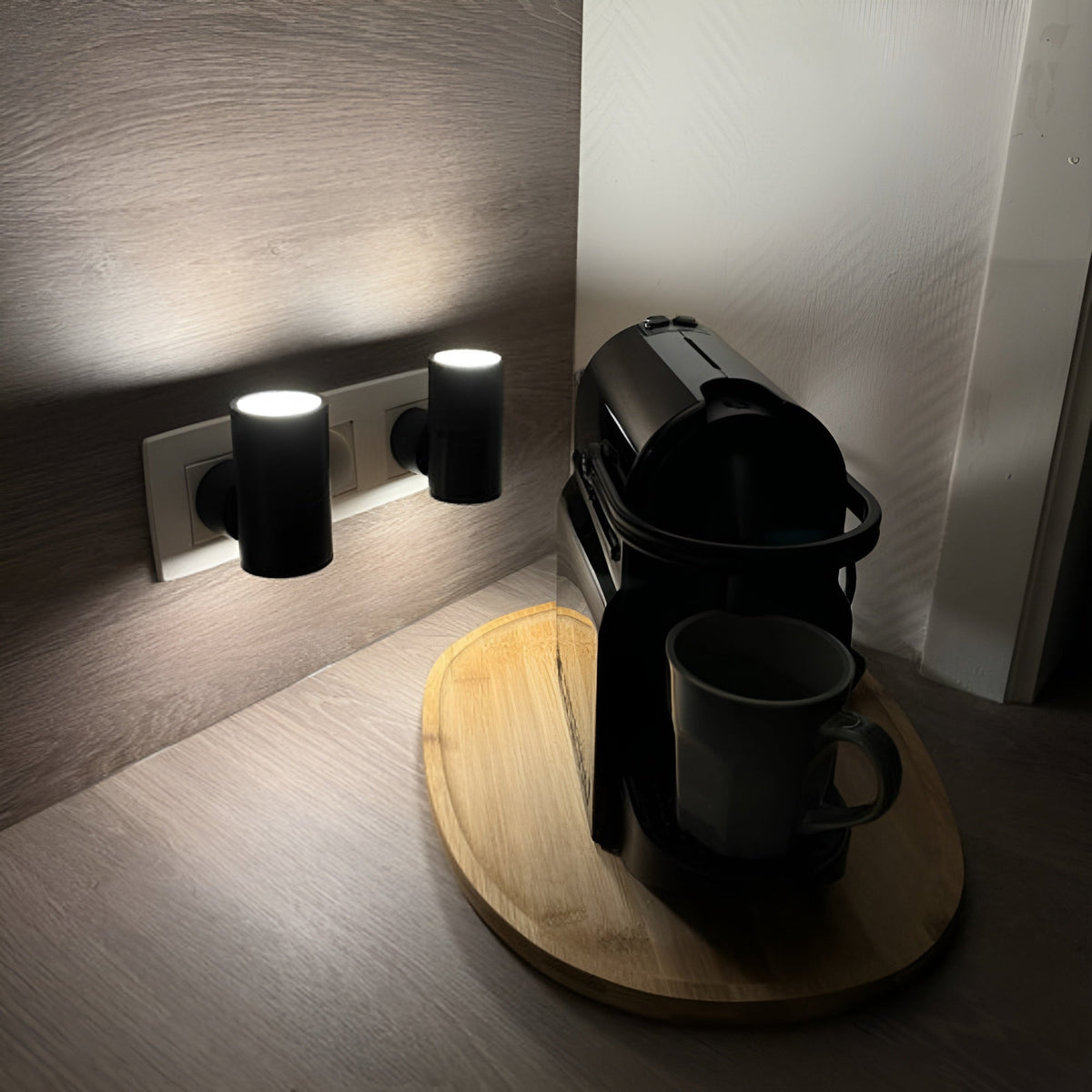 Dimmable Plug-In LED Night Light for Hallways, Bedrooms & Nurseries – Adjustable Brightness Outlet Light | Thomler