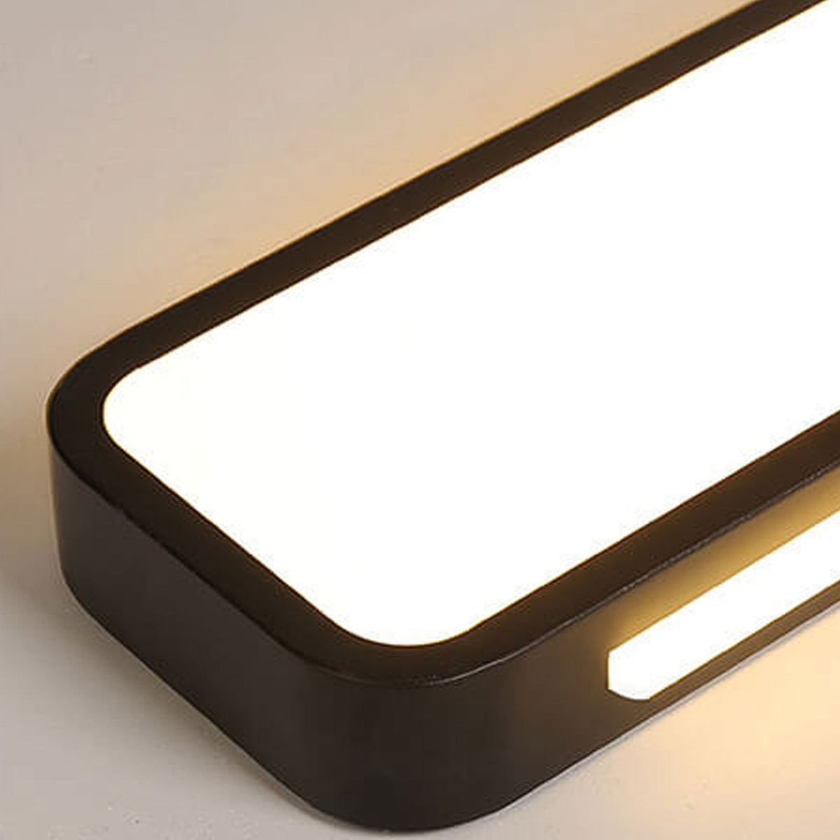 Sleek Rectangular LED Ceiling Light Fixture — Modern Acrylic Flush Mount for Bedroom, Hallway & Living Room | Thomler