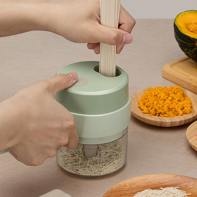 Rechargeable Electric Mini Food Processor for Chopping Vegetables, Garlic & Herbs – Cordless Kitchen Tool with USB Charging, Waterproof | Thomler