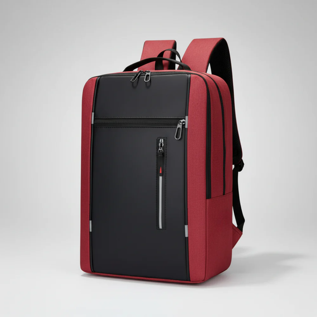 Water-Resistant Laptop Backpack with USB Charging Port for Work & Travel | Business Commuter Daypack with Padded 15.6-Inch Computer Sleeve | Thomler