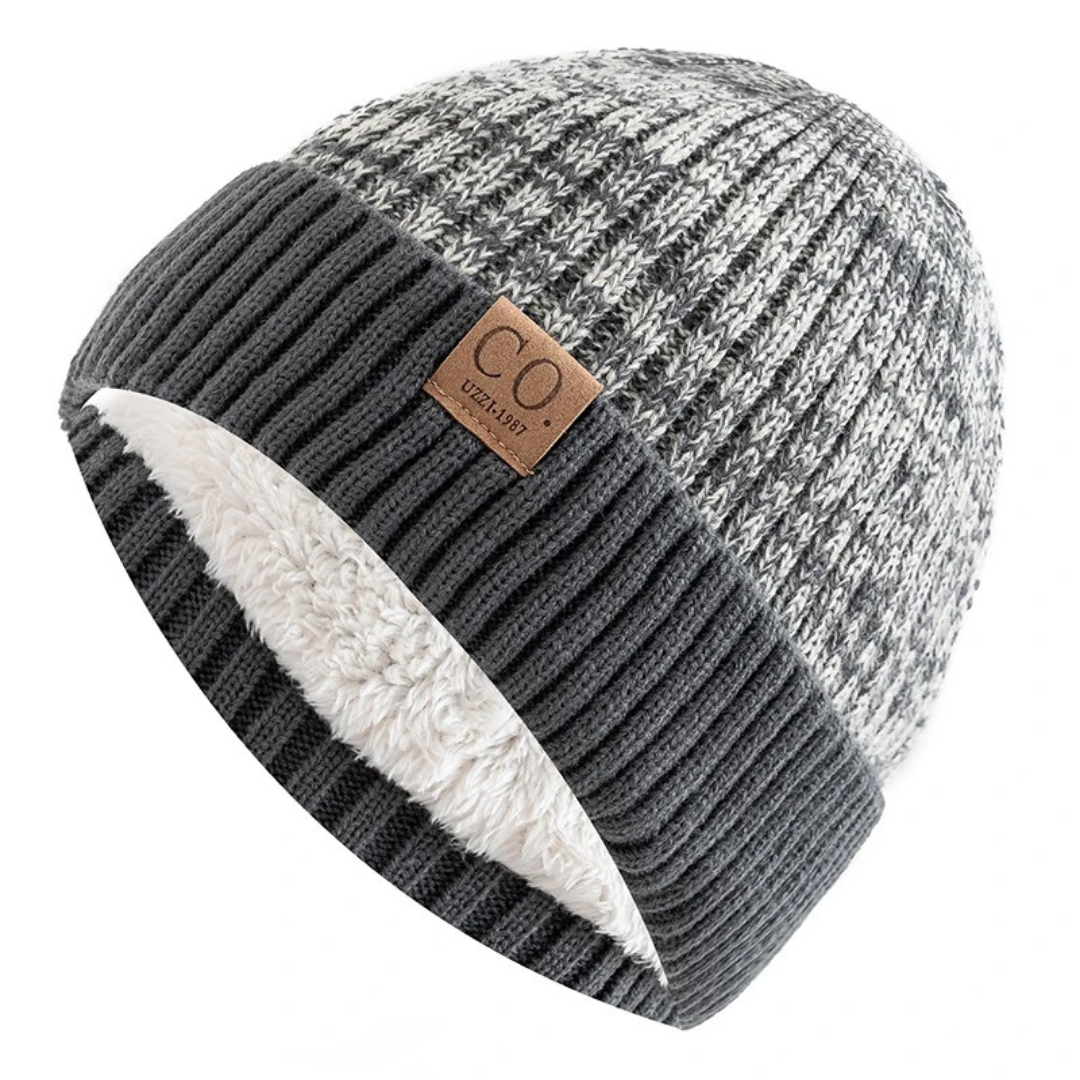 Fleece-Lined Knit Winter Beanie Hat for Men & Women – Warm Thermal Skull Cap – Cold Weather Headwear for Outdoors & Everyday | Thomler