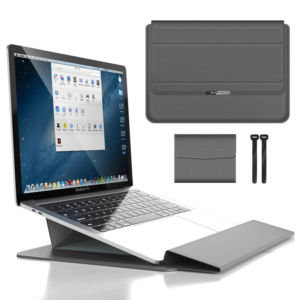Laptop Sleeve Foldable Stand For 11–16 Inch Laptops Ergonomic Portable Protective Case Travel Work Accessory | Thomler