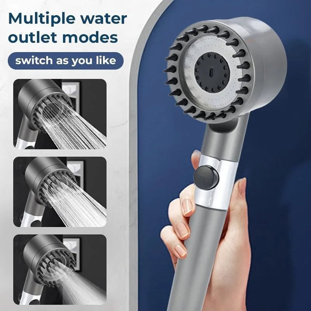 High-Pressure Water Filtration Shower Head for Healthier Hair & Skin | Fits Standard Showers | Thomler