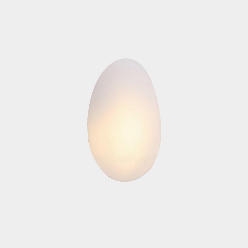 Pebble Glass Wall Lamp 8.6 in LED Indoor Wall Ceiling Light Sculptural Modern Fixture Ambient Lighting | Thomler
