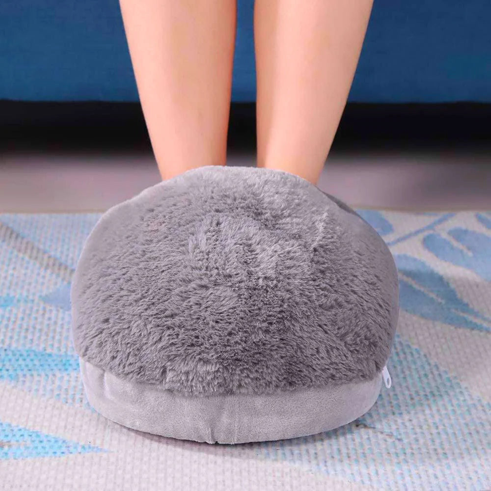 Heated Foot Warmer with Temperature Control & Machine-Washable Liner for Home & Office Use | Thomler