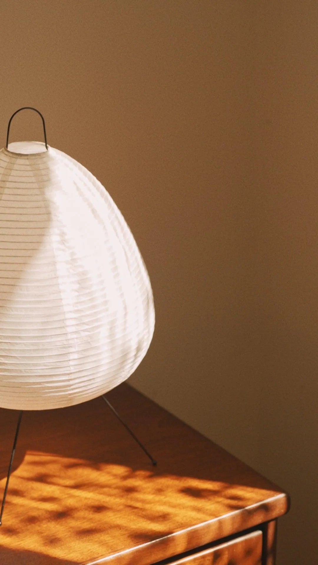 Table Lamp Rice Paper 28.0 cm White Bedroom Ambient Lighting Japanese Minimalist Desk Side Table Mood Light | Thomler