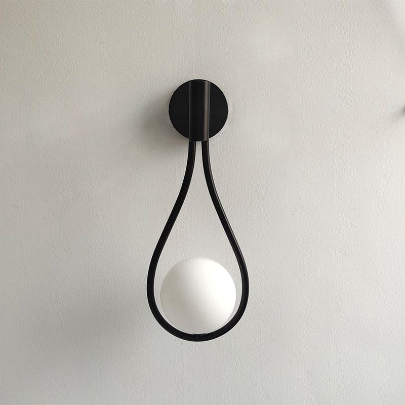 Metal Wall Sconce Minimalist Lamp Gold Black Silver Finish Hardwired Fixture Bedroom Hallway Living Room Dining Room Sconce | Thomler