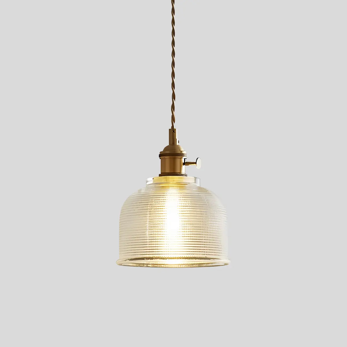 Pendant Light Glass Bronze Adjustable Cable Transparent Dining Room Kitchen Island Hanging Ceiling Lamp | Thomler
