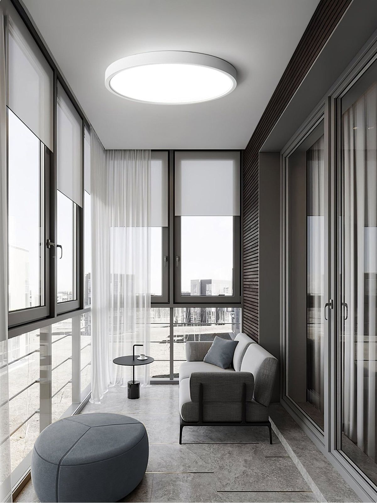 Ultra-Slim LED Flush Mount Ceiling Light – Bright, Low-Profile Fixture for Modern Interiors | Thomler