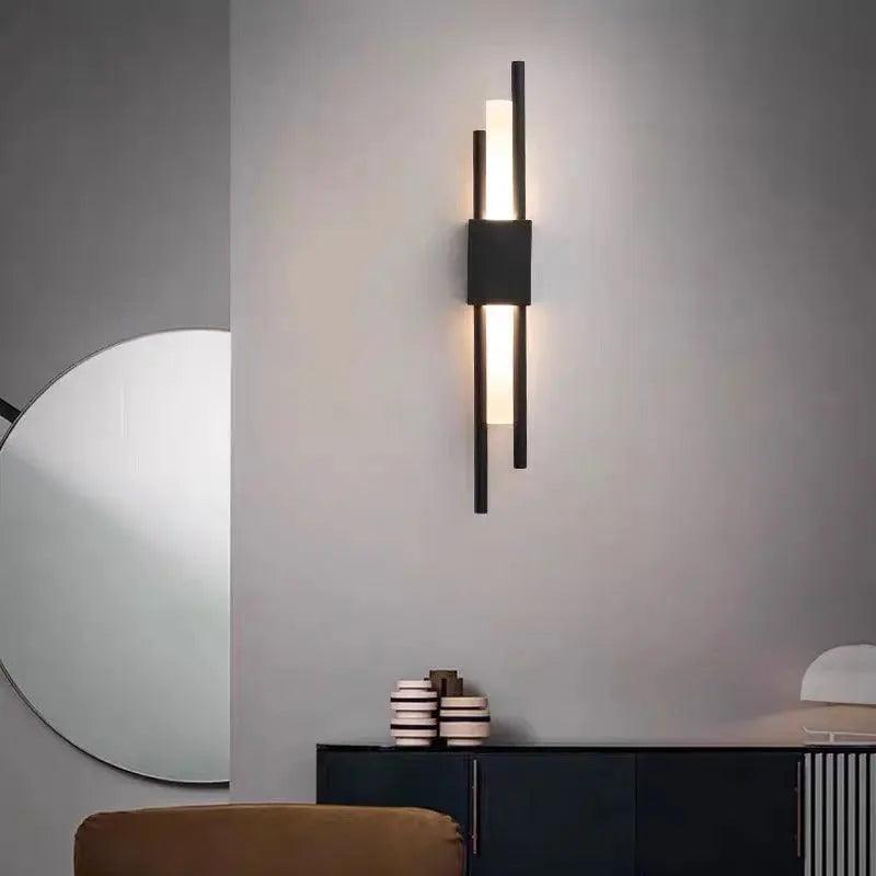 Adjustable Arm Sconce with Circular Shade in Black or Brass Finish for Bedroom Living Room Hallway Entryway Task Lighting | Thomler
